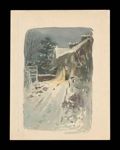Hill Top by night, by Beatrix Potter