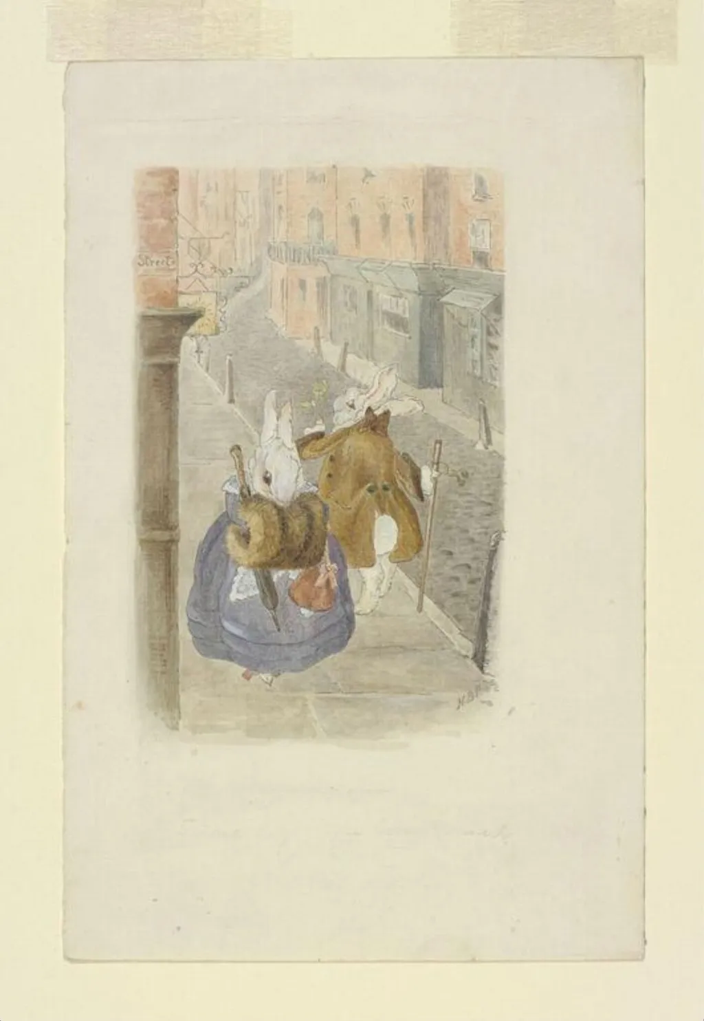 Lost opportunities, by Beatrix Potter, watercolor, 1890