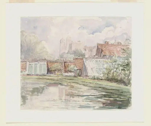 Melford Hall, by Beatrix Potter