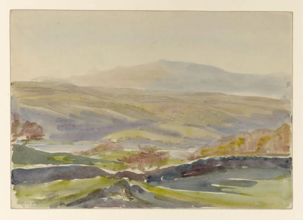 Monk Coniston moor, by Beatrix Potter, watercolor, 16
