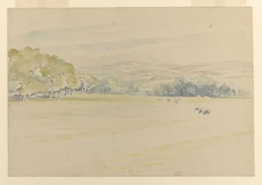 Sketch of a landscape near Denbigh, by Beatrix Potter