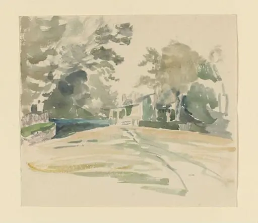 Sketch of Gwaynynog, Denbigh, by Beatrix Potter