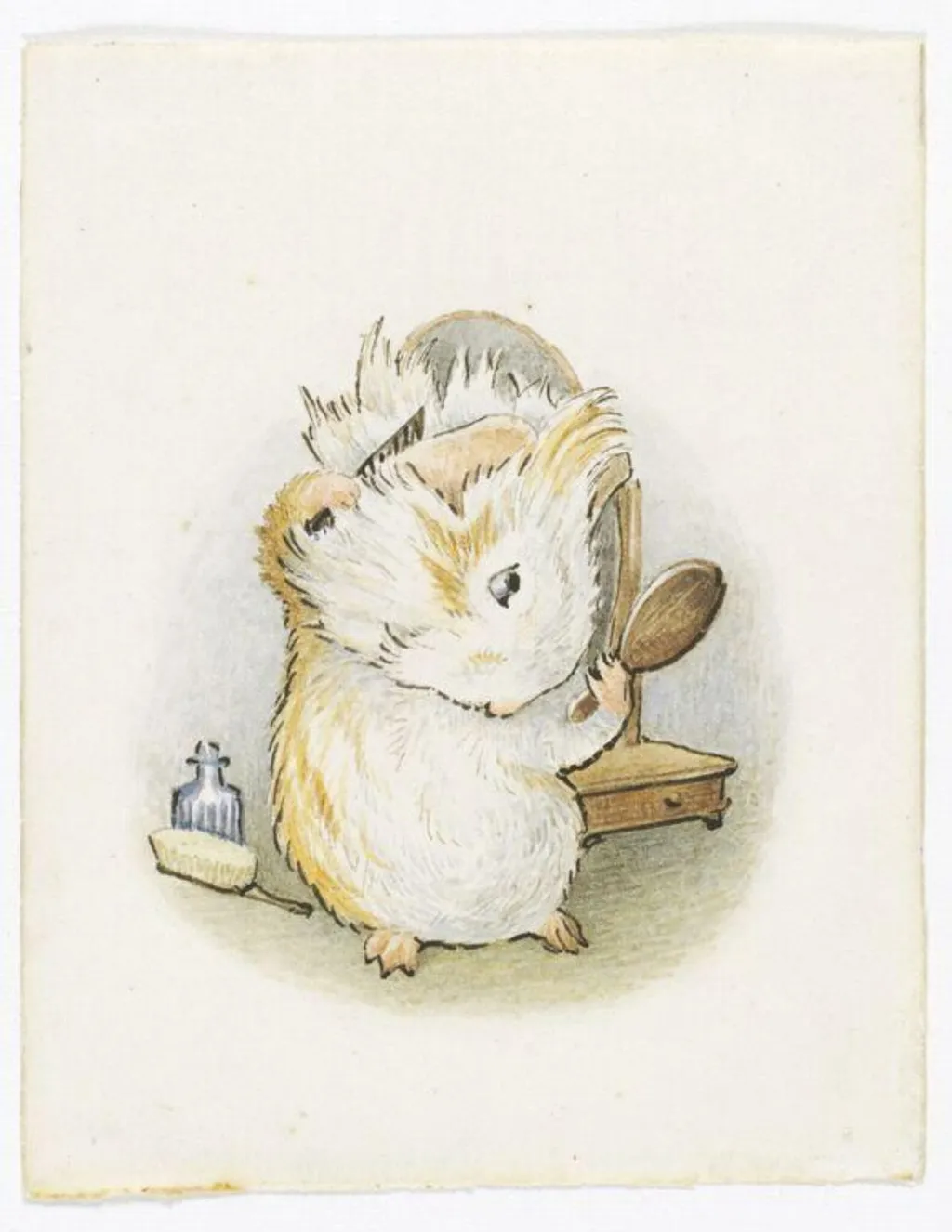The Amiable Guinea-pig, by Beatrix Potter, watercolor, 1917