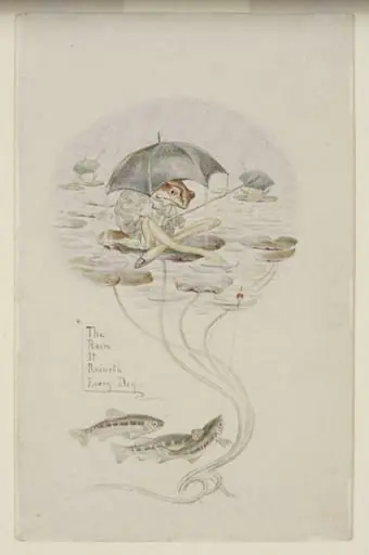 'The rain it raineth every day', by Beatrix Potter