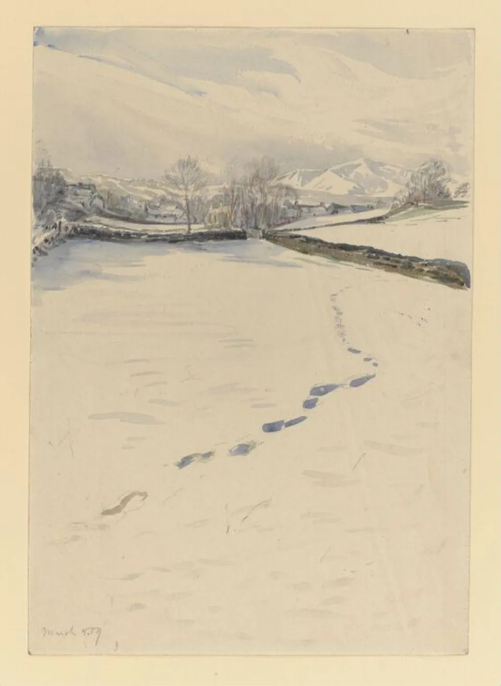 Untitled, by Beatrix Potter, watercolor, 4