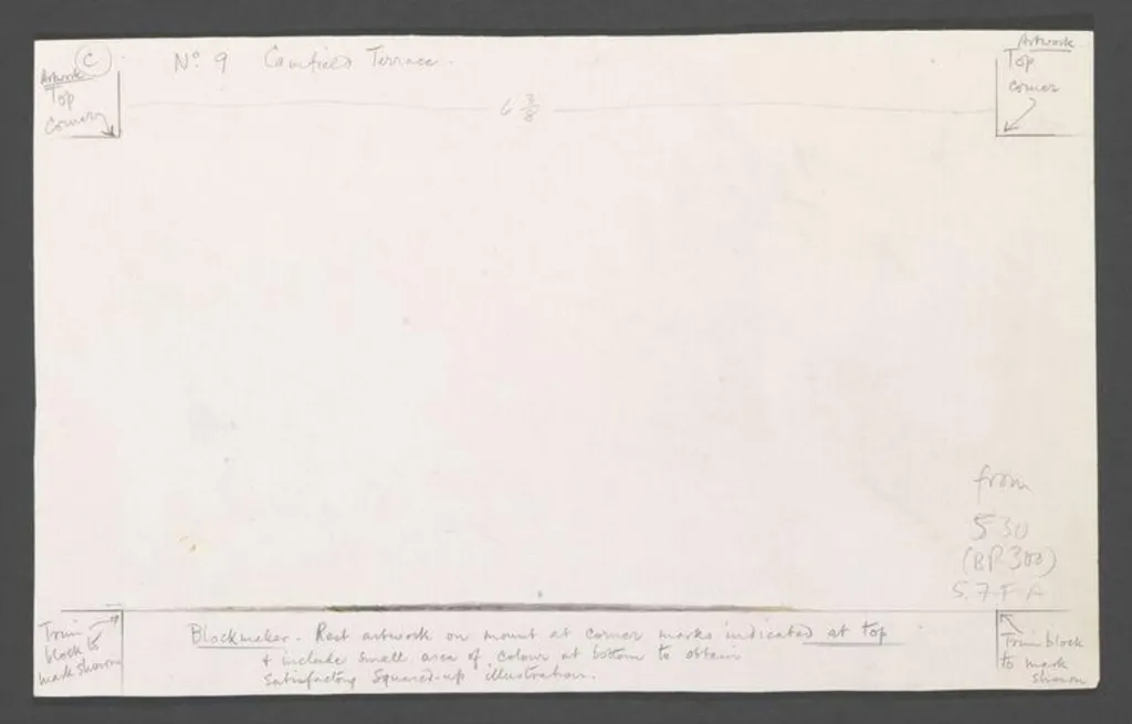 View from Camfield Place, by Beatrix Potter, watercolor, 10