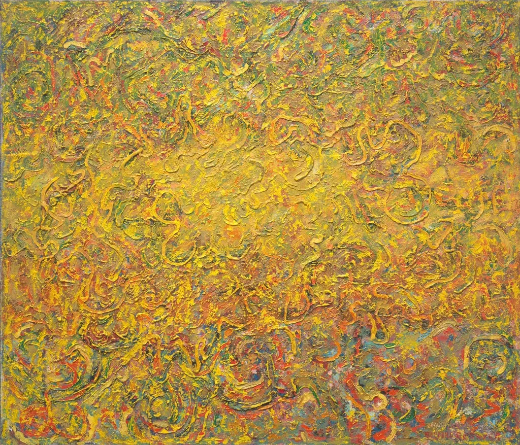 Untitled, by Beauford Delaney, oil, 1955