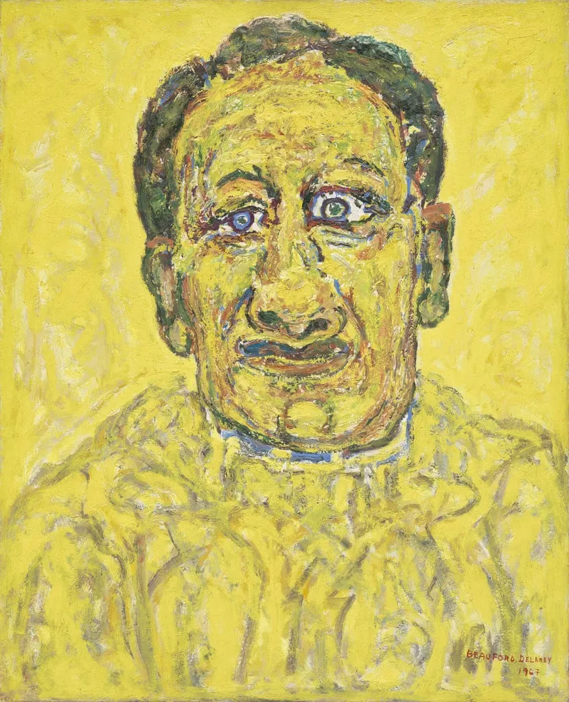 Untitled, by Beauford Delaney, oil, 1967