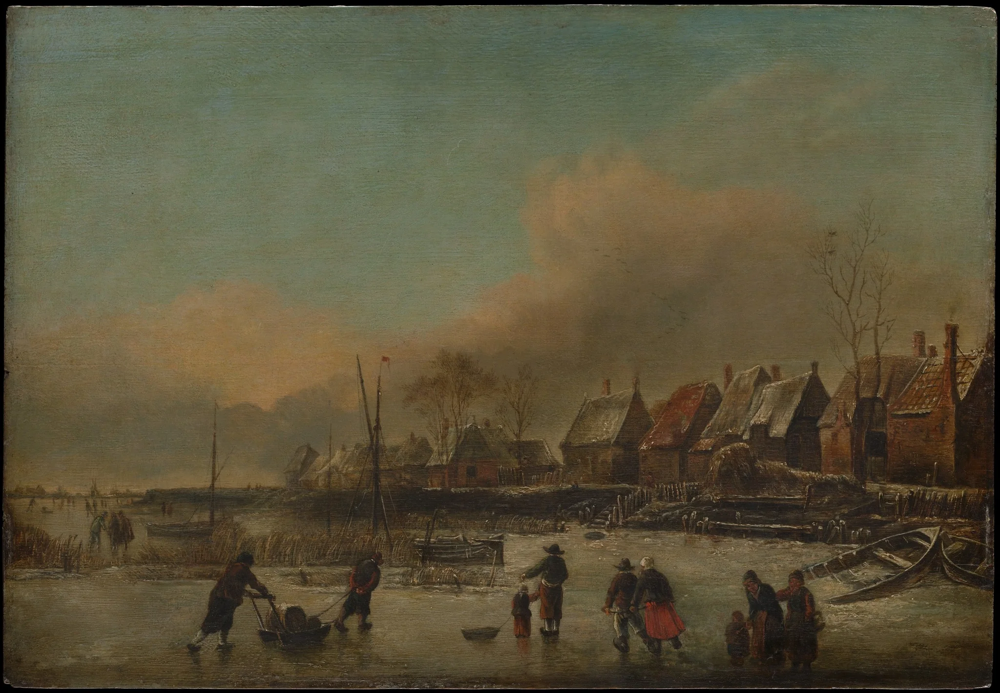 Winter Scene, detail