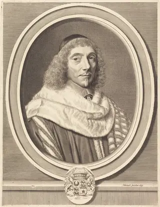 Jean-Antoine de Mesmes, by Robert Nanteuil, ink, 1655