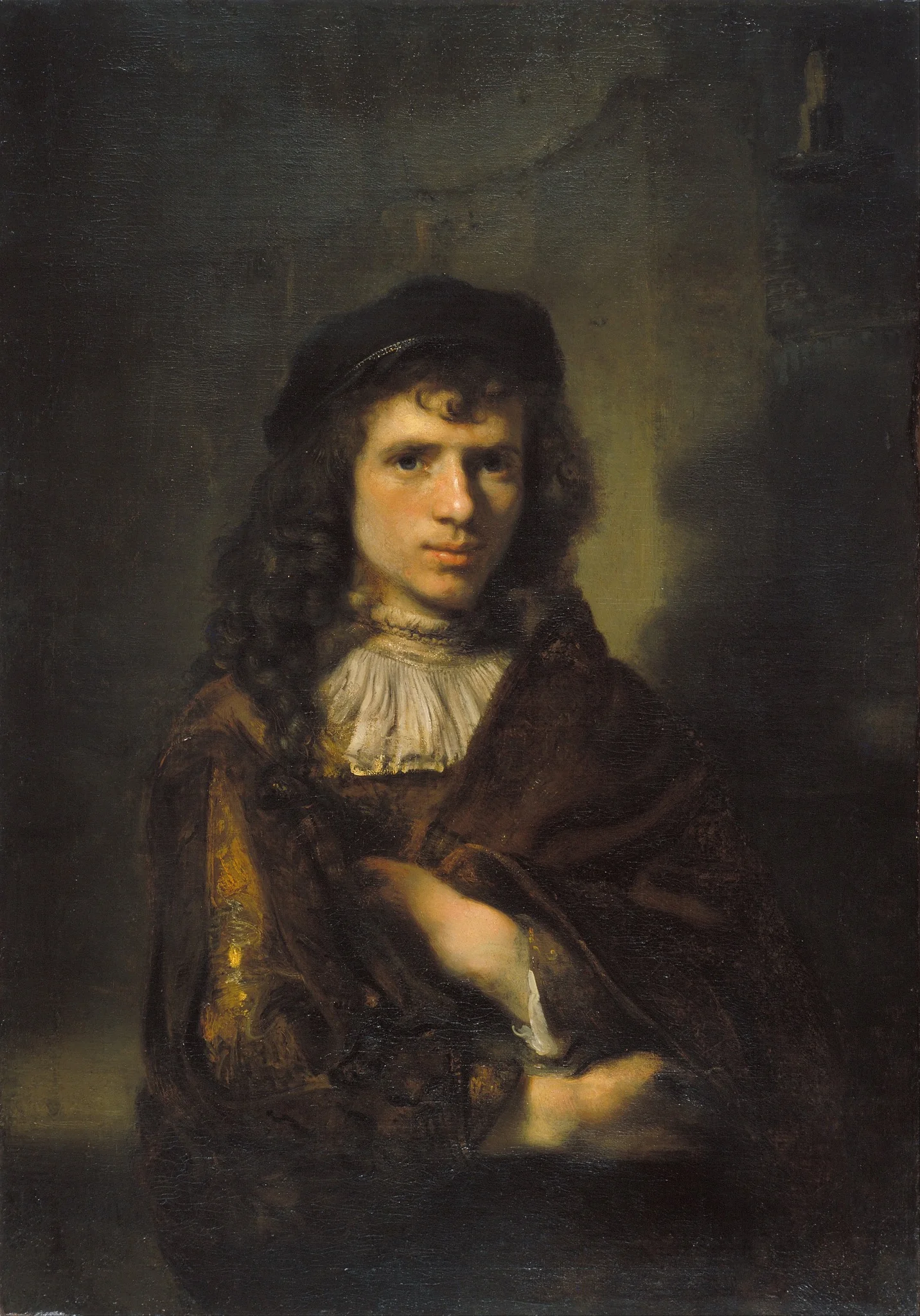 Portrait of a Young Man, detail