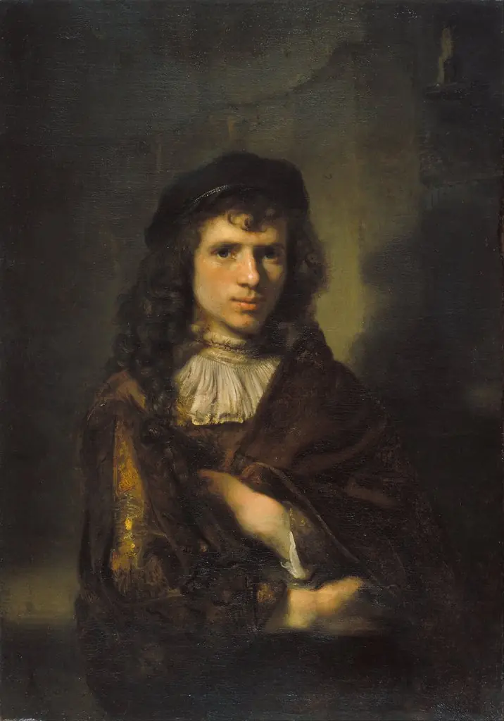 Portrait of a Young Man, by Willem Drost, oil, 1654
