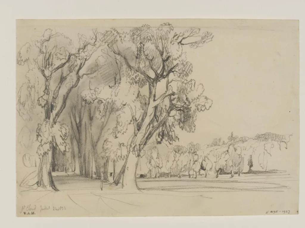 Drawing of St. Cloud, by William Callow, 16