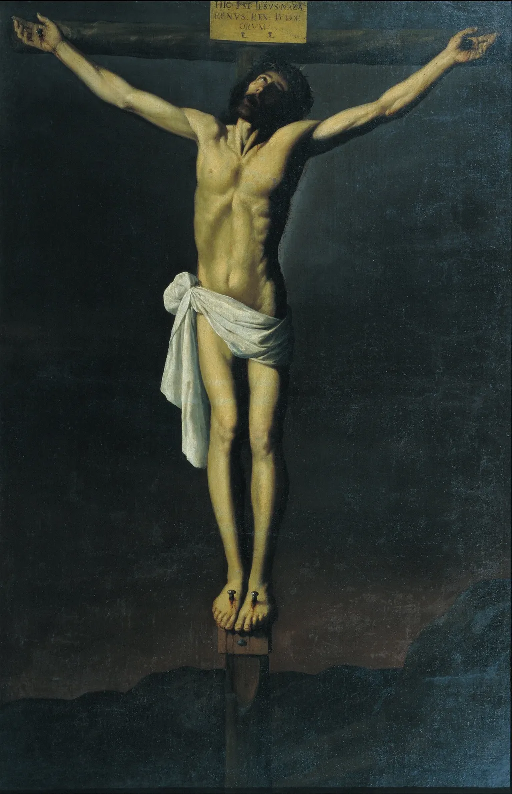 Christ Crucified, by Francisco de Zurbarán, oil, 1655