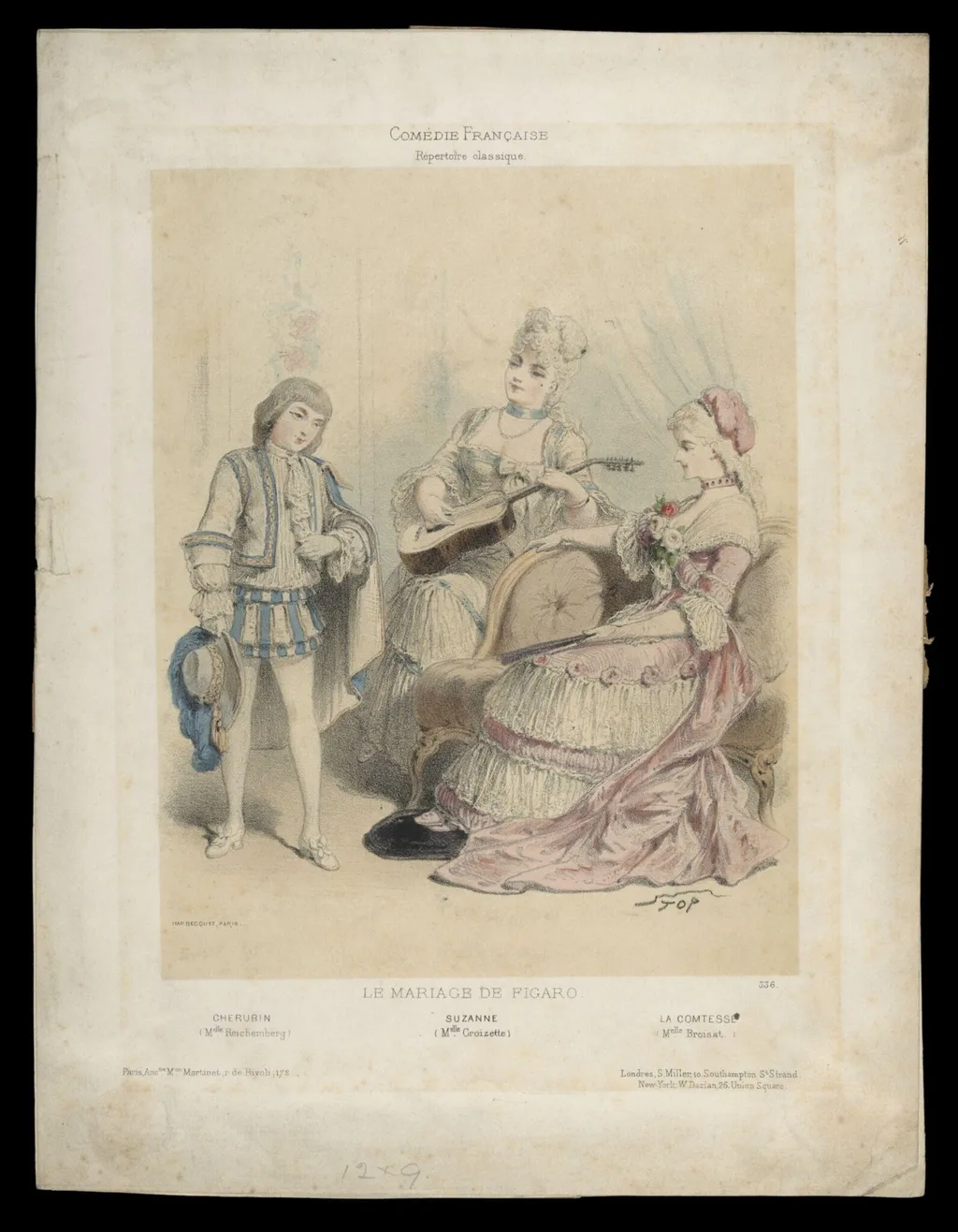 H Beard Print Collection, by Becquet, 1850