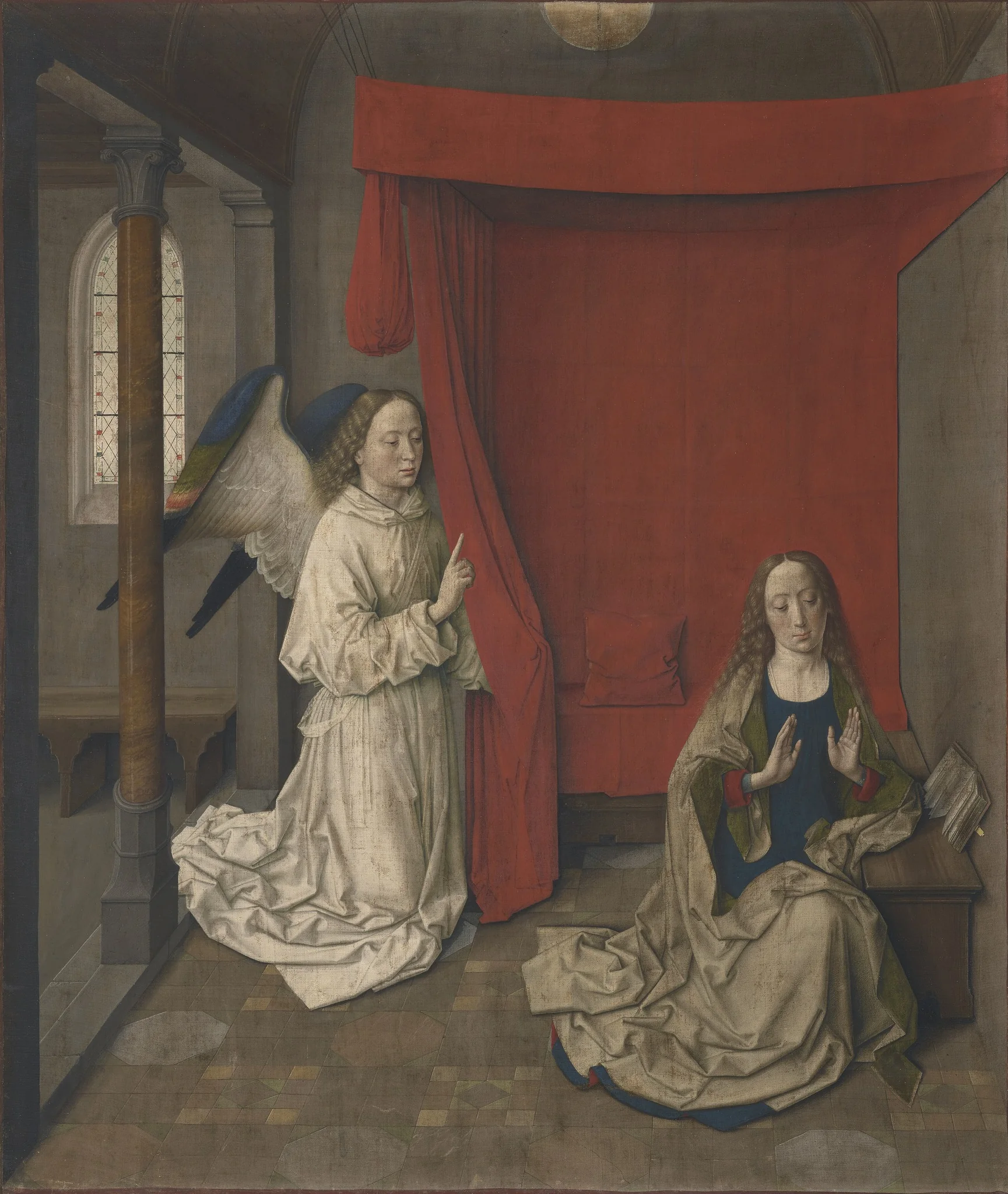 The Annunciation, detail