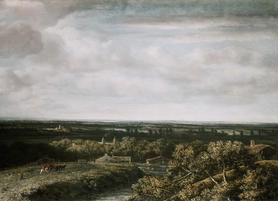 A View over flat Country, detail