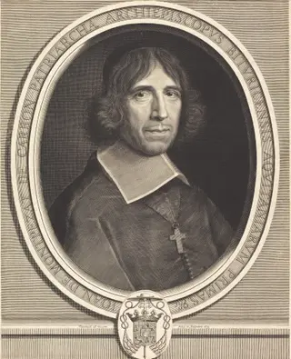 Jean de Montpezat de Carbon, by Robert Nanteuil, ink, 1673