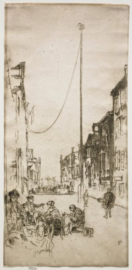 The Mast, detail