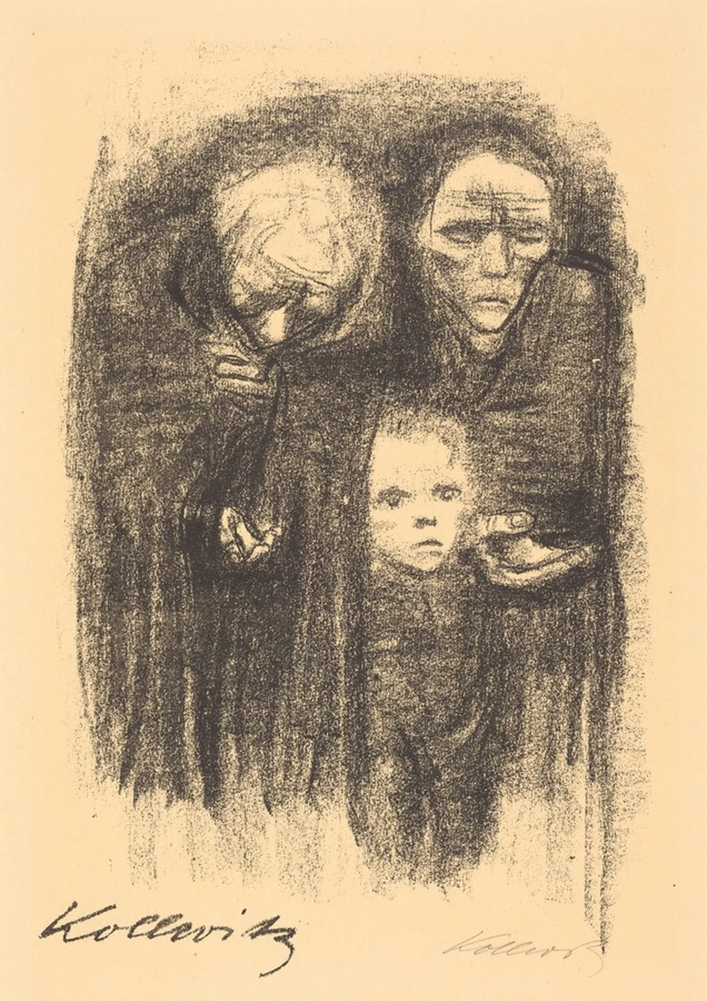Bettelnde (Begging), detail