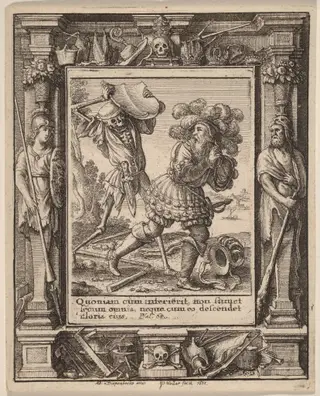 Count, by Wenceslaus Hollar, ink, 1651