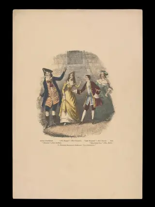 H Beard Print Collection, by George Cruikshank, 1839