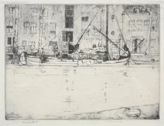 Unloading Peat, by Frank Short, 1889