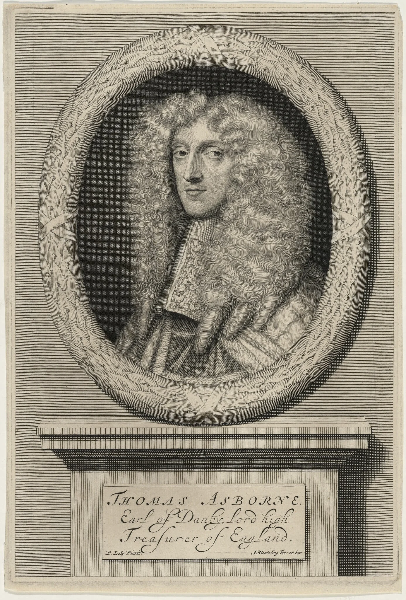 Thomas Osborne, First Duke of Leeds, detail