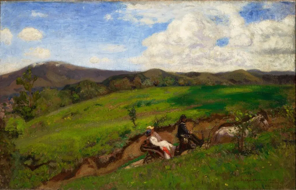 Spring Excursion, by Béla Iványi-Grünwald