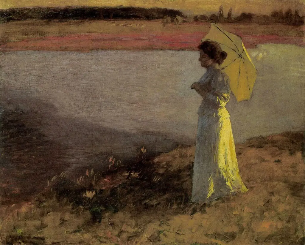 Woman by the Water, by Béla Iványi-Grünwald