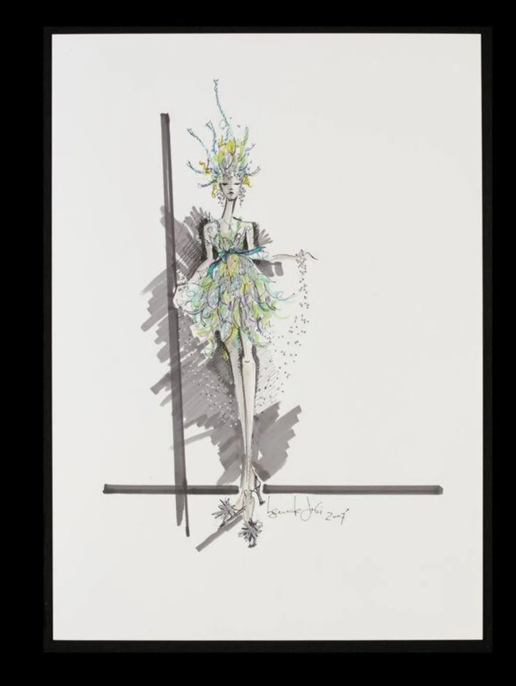 Contribution to V&A's 150th anniversary album, by Ben de Lisi, 2007