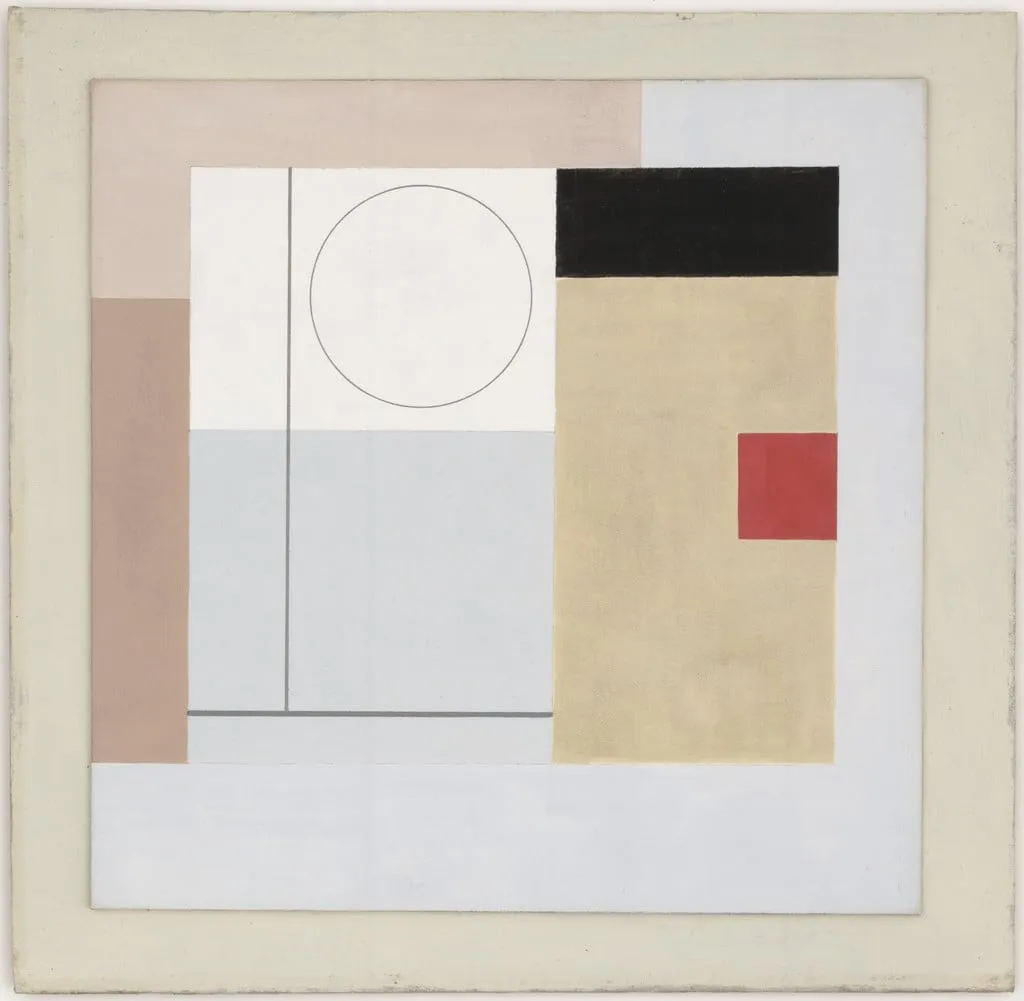 Untitled, by Ben Nicholson, gouache, 1943