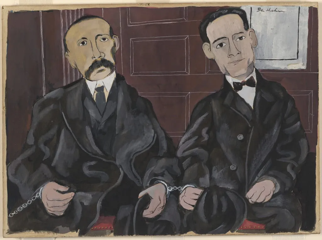 Untitled, by Ben Shahn, gouache, 1932