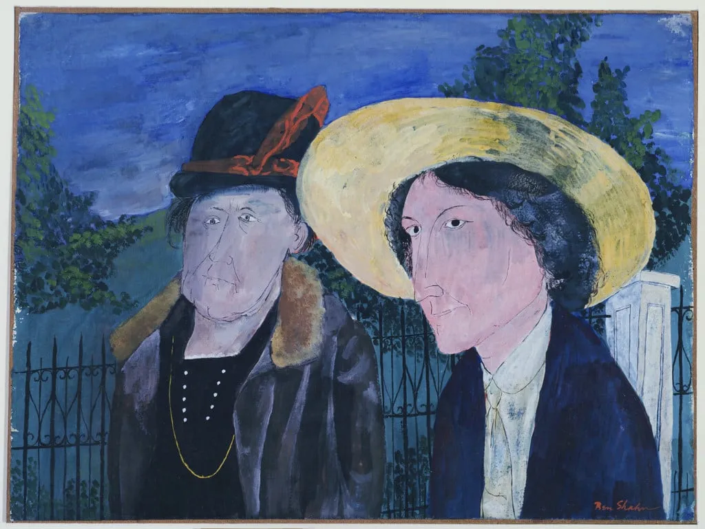 Untitled, by Ben Shahn, tempera, 1932