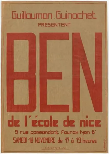 Untitled, by Ben Vautier