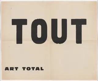 Untitled, by Ben Vautier, 1963