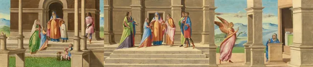 The Presentation and Marriage of the Virgin, and the Annunciation