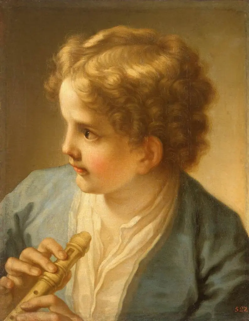 Boy with a Flute, by Benedetto Luti