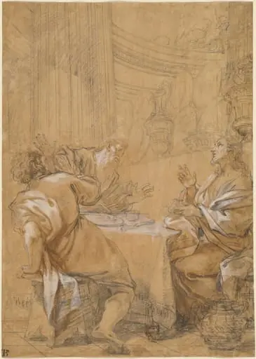 The Supper at Emmaus, by Benedetto Luti
