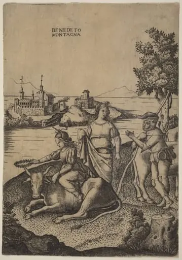 The Rape of Europa, by Benedetto Montagna