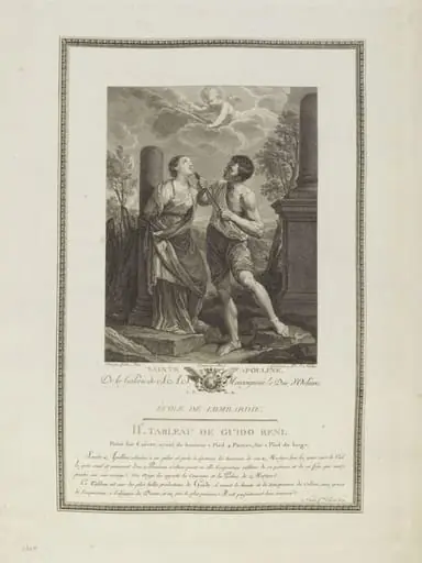 The Martyrdom of St. Apollonia, by Bénédict Alphonse Nicolet