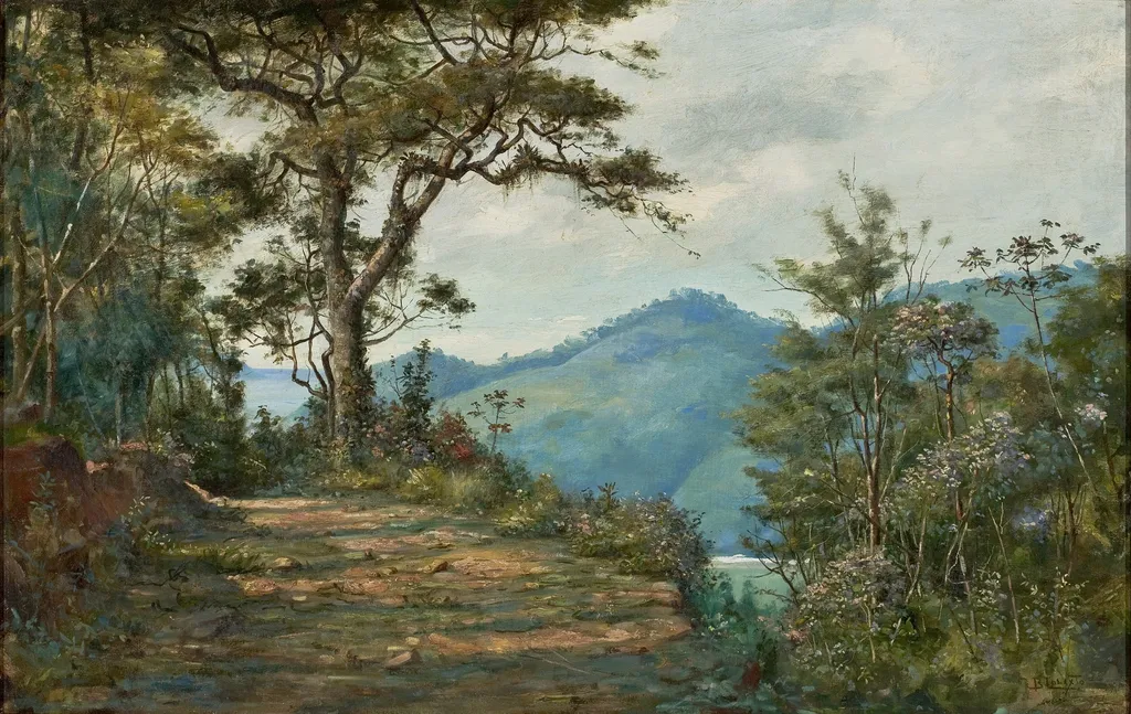 Paisagem (Da Série Mata), by Benedito Calixto, oil