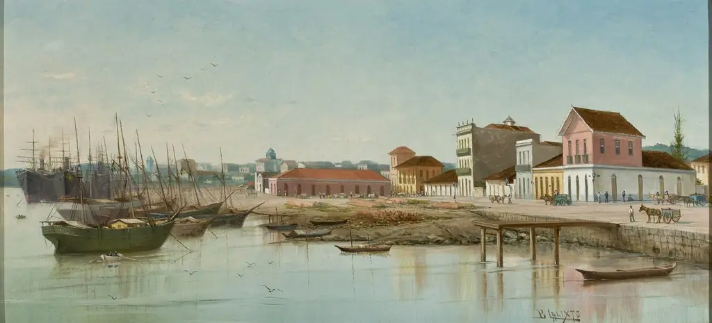 Ramp at Bispo Port, Santos, by Benedito Calixto