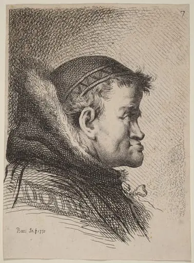 Head of a Cleric, by Benigno Bossi