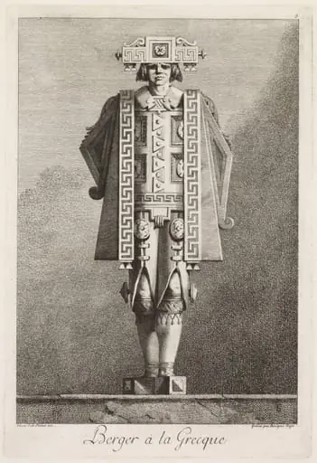 Shepherd in the Greek Style, Plate 5, by Benigno Bossi