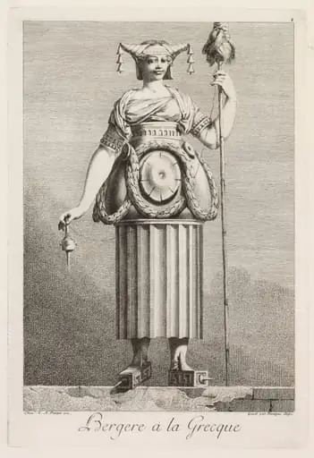 Shepherdess in the Greek Style, Plate 4, by Benigno Bossi