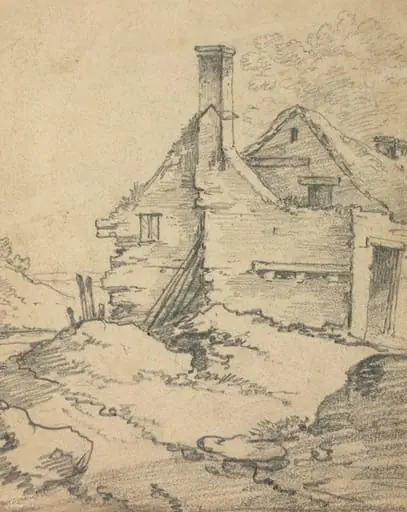 Houses in a Landscape, by Benjamin Barker