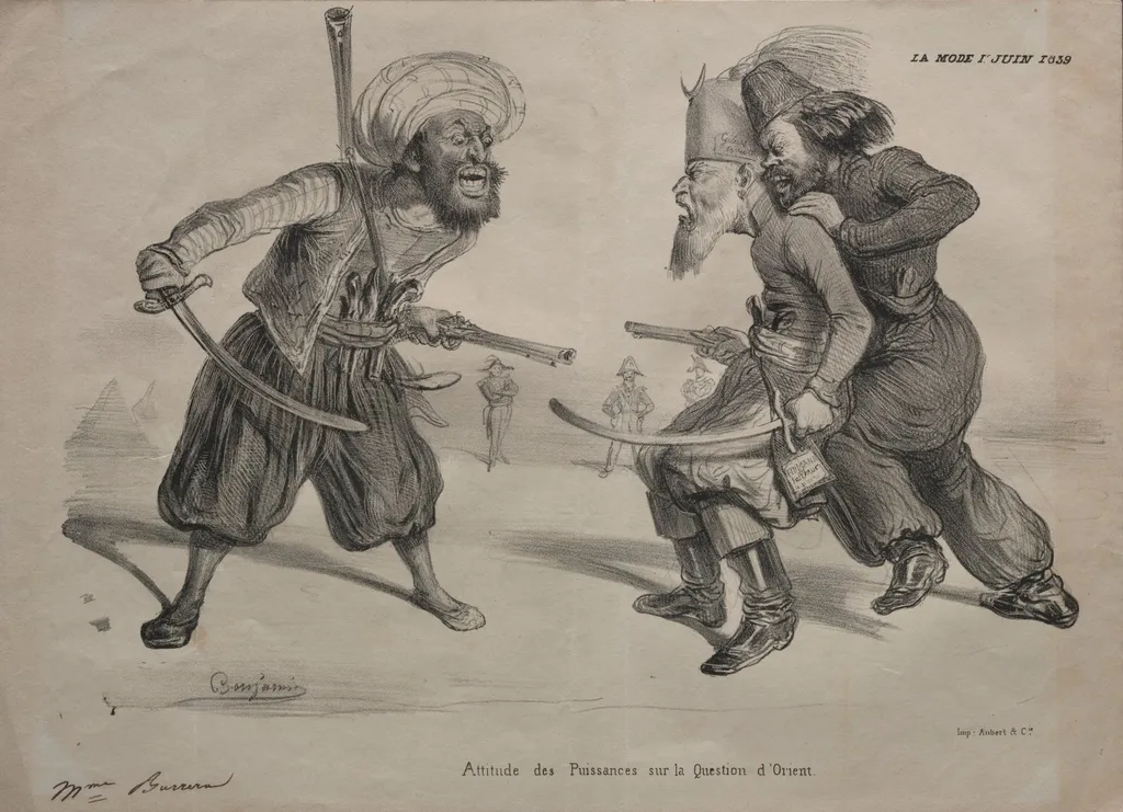 Positions of Power on the Question of the Orient, by Benjamin (Benjamin Roubaud), 1839