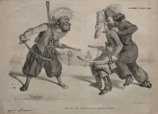 Positions of Power on the Question of the Orient, by Benjamin (Benjamin Roubaud)