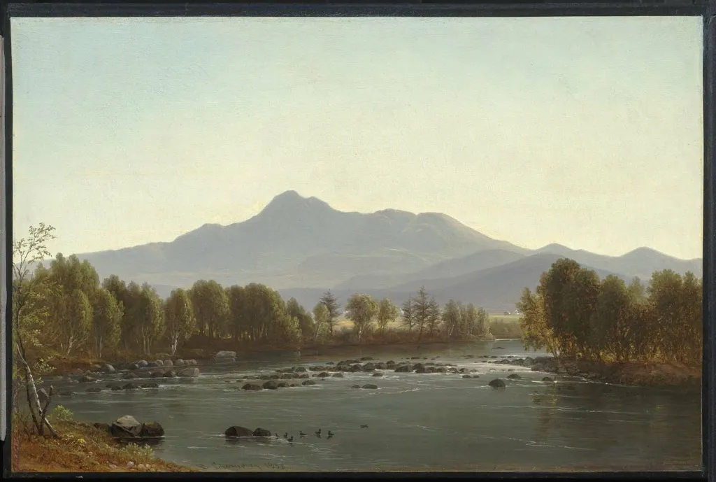 Mount Chocorua, New Hampshire, by Benjamin Champney, oil, 1858